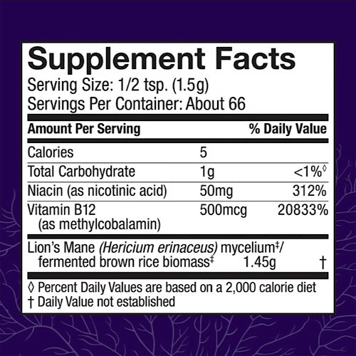 Host Defense, Mushrooms™, Brain Power Stack, 3.5 oz