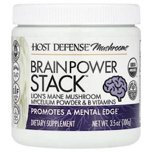 Host Defense, Mushrooms™, Brain Power Stack, 3.5 oz