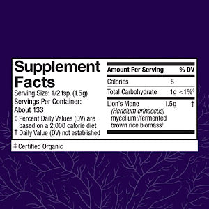 Host Defense, Mushrooms, Lion's Mane Powder, 7 oz