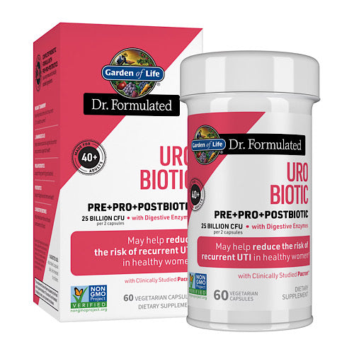 Dr. Formulated Probiotic Age 40+ URO Biotic, 60 Veg Capsules