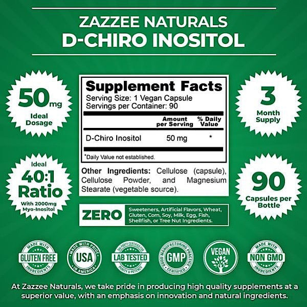 D-Chiro Inositol 50mg, 90VC