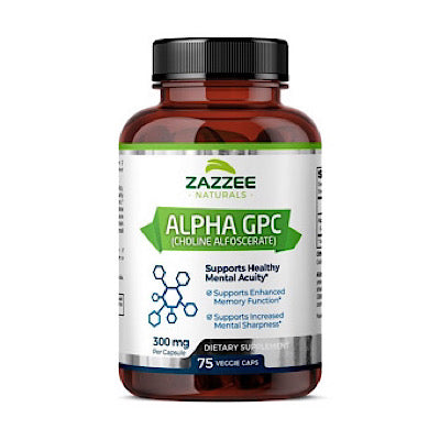 Zazzee Naturals Alpha GPC 700mg, 75 Veg Caps