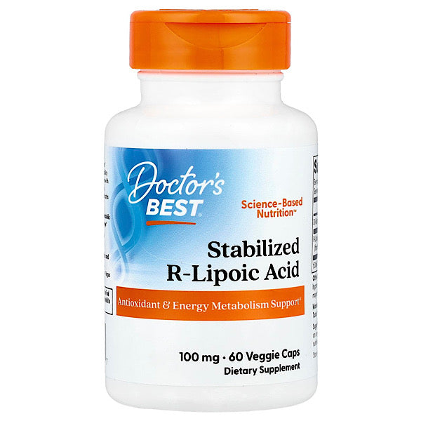 Doctor’s Best, Stabilized R-Lipoic Acid, 60 Veggie Caps
