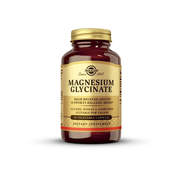 Solgar, Magnesium Glycinate, 90 VegCaps