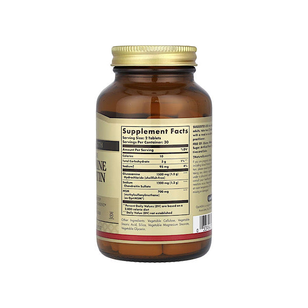 Solgar, Glucosamine Chondroitin MSM, Triple Strength, 60 Tablets