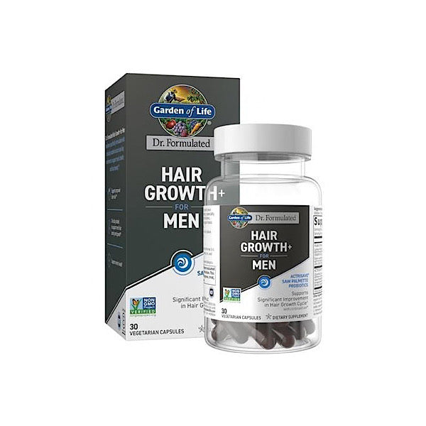 Garden Of Life, Dr. Formulated, Hair Growth+ For Men, 30 VegCaps