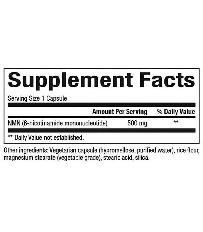 Natural Factors, regenerLife NMNSurge NAD+ Boost 500 mg, 30 Veg Capsules
