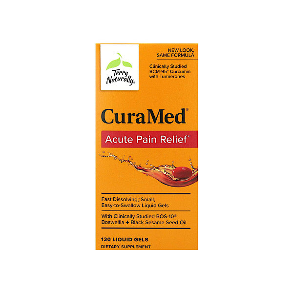 Terry Naturally Curamed Acute Pain Relief 120 Liquid Gels