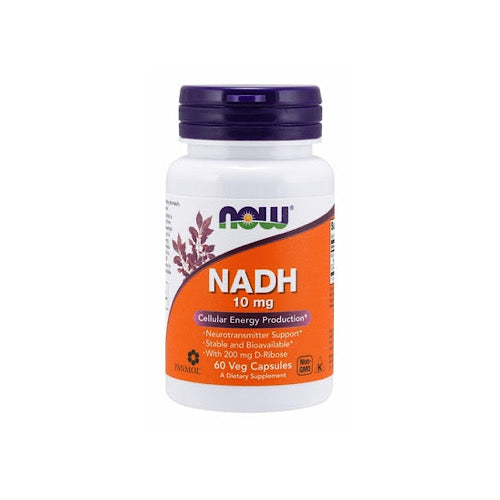 Now Foods, NADH 10 mg, 60 Veg Capsules