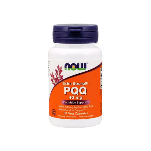 Now Foods, PQQ Extra Strength 40 mg, 50 Veg Capsules