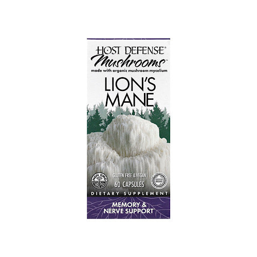 Host Defense Lion's Mane Mushroom, 60 Capsules
