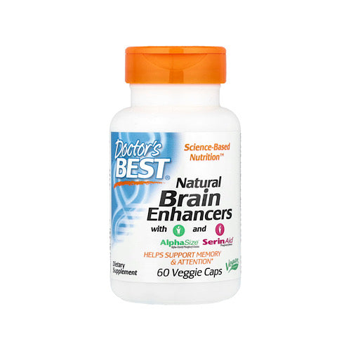 Doctors Best, Natural Brain Enhancers, 60 Veg Capsules