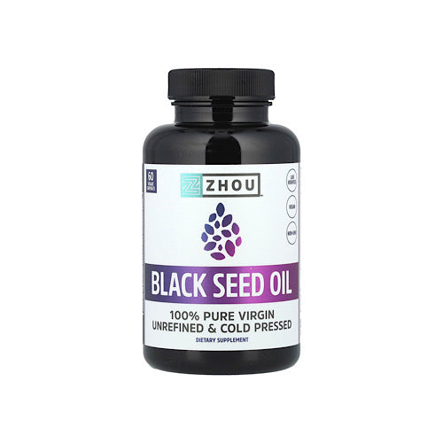 Zhou Nutrition, Black Seed Oil, Organic 60sg