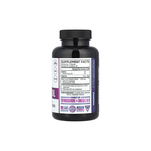 Zhou Nutrition, Black Seed Oil, Organic 60sg