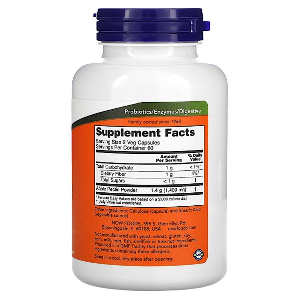 Now Foods, Apple Pectin 700 mg, 120 Caps