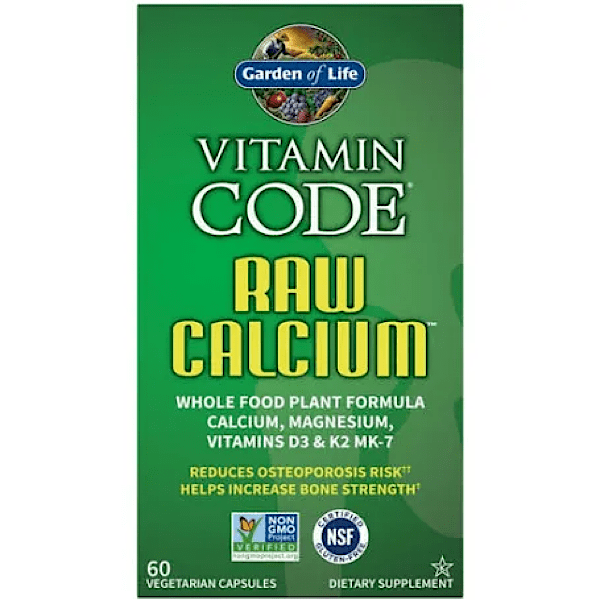 Vitamin Code Raw Calcium 60 Veg Capsules