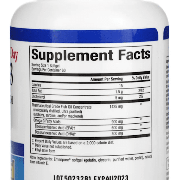 Natural Factors Ultra Strength RxOmega-3, 60 Softgels