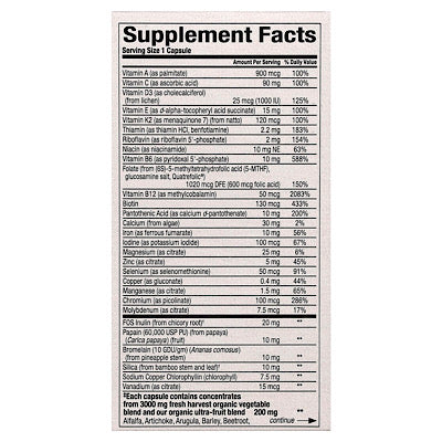 Natural Factors, Whole Earth & Sea, Women's Multi, 60 Veg Capsules