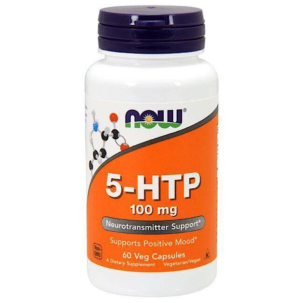 Now Foods, 5-Htp 100 mg, 60 Veg Capsules