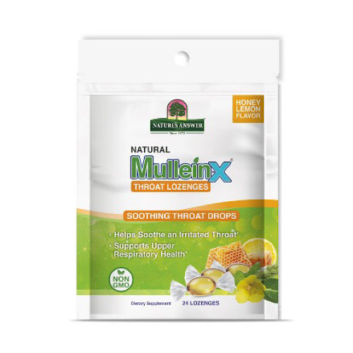 Nature's Answer Mullein-X Throat Lozenge, 24 Lozenges