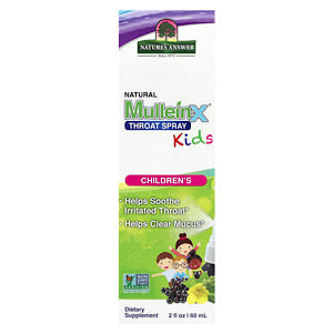 Nature's Answer, MulleinX® Kids Throat Spray, 2 fl oz