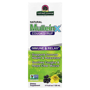 Nature's Answer, Natural Mullein-X® Cough Syrup, 4 fl oz