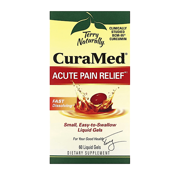 Terry Naturally, CuraMed Acute Pain Relief, 60 Liquid Gels