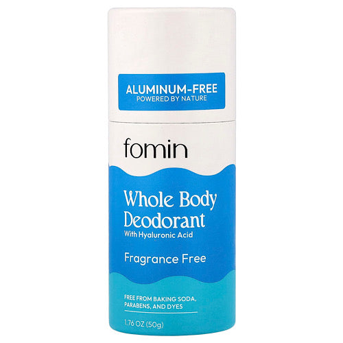 fomin, Whole Body Deodorant, Aluminum-Free, Fragrance Free, 1.76 oz
