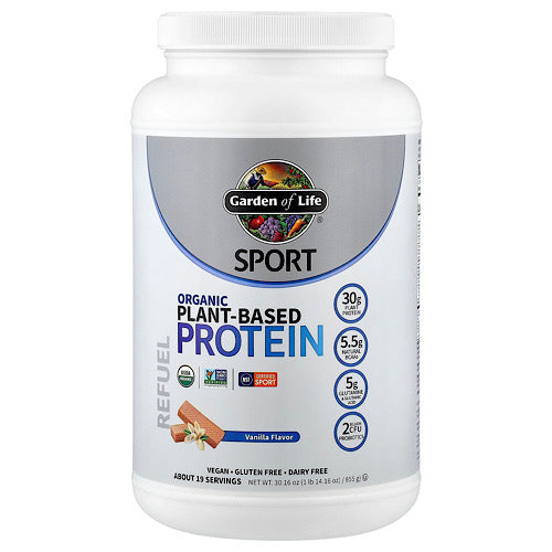 Garden of Life Sport Organic Plant-Based Protein Vanilla, 28.4 oz Powder