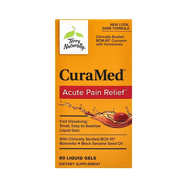 Terry Naturally, CuraMed Acute Pain Relief, 60 Liquid Gels