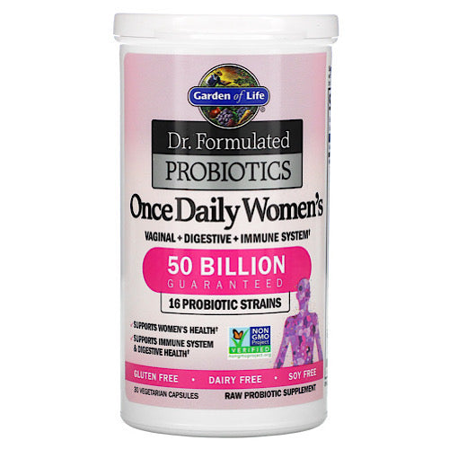 Dr. Formulated Probiotics, Once Daily Women's, 50 Billion, 30 Vegetarian Capsules