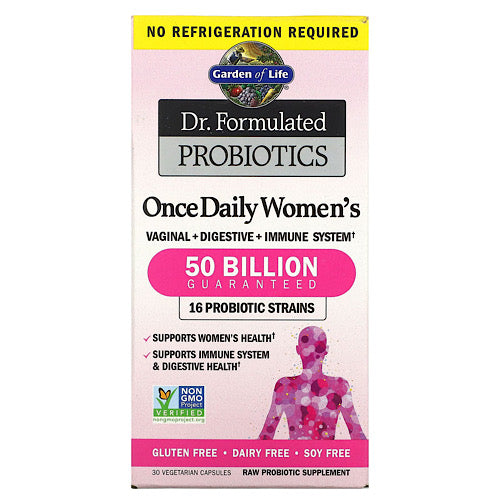 Dr. Formulated Probiotics, Once Daily Women's, 50 Billion, 30 Vegetarian Capsules