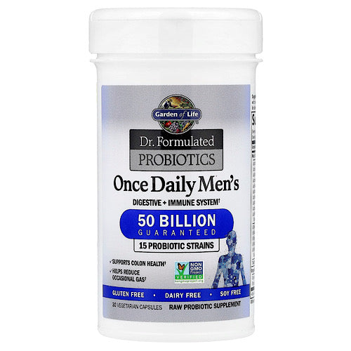 Dr. Formulated Probiotics, Once Daily Men's, 50 Billion, 30 Vegetarian Capsules
