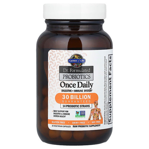 Dr. Formulated Probiotics, Once Daily, 30 Vegetarian Capsules