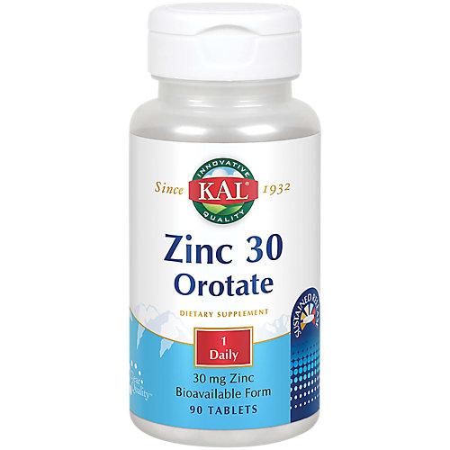 KAL Zinc Orotate, 30 mg Sustained Release, 90 Tablet