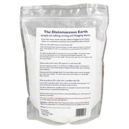 Lumino Diatomaceous Earth, Food Grade, 1.5 lb