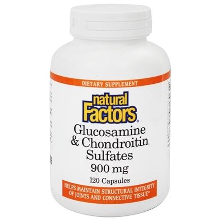 Natural Factors Glucosamine r& Chondroitin Sulfates 900 mg, 120 Capsules