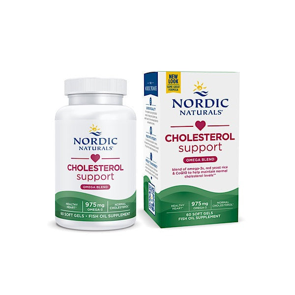 Nordic Naturals Cholesterol Support Omega Blend, 60 Softgels formerly Omega LDL™