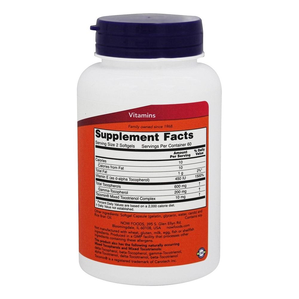 Now Foods, Advanced Gamma E Complex - 120 Softgels