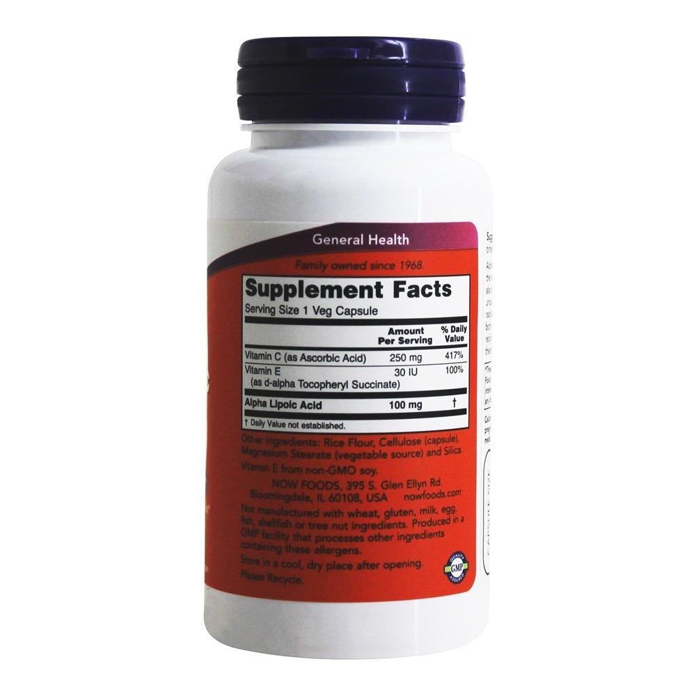 Now Foods, Alpha Lipoic Acid 100 mg, Veg Capsules