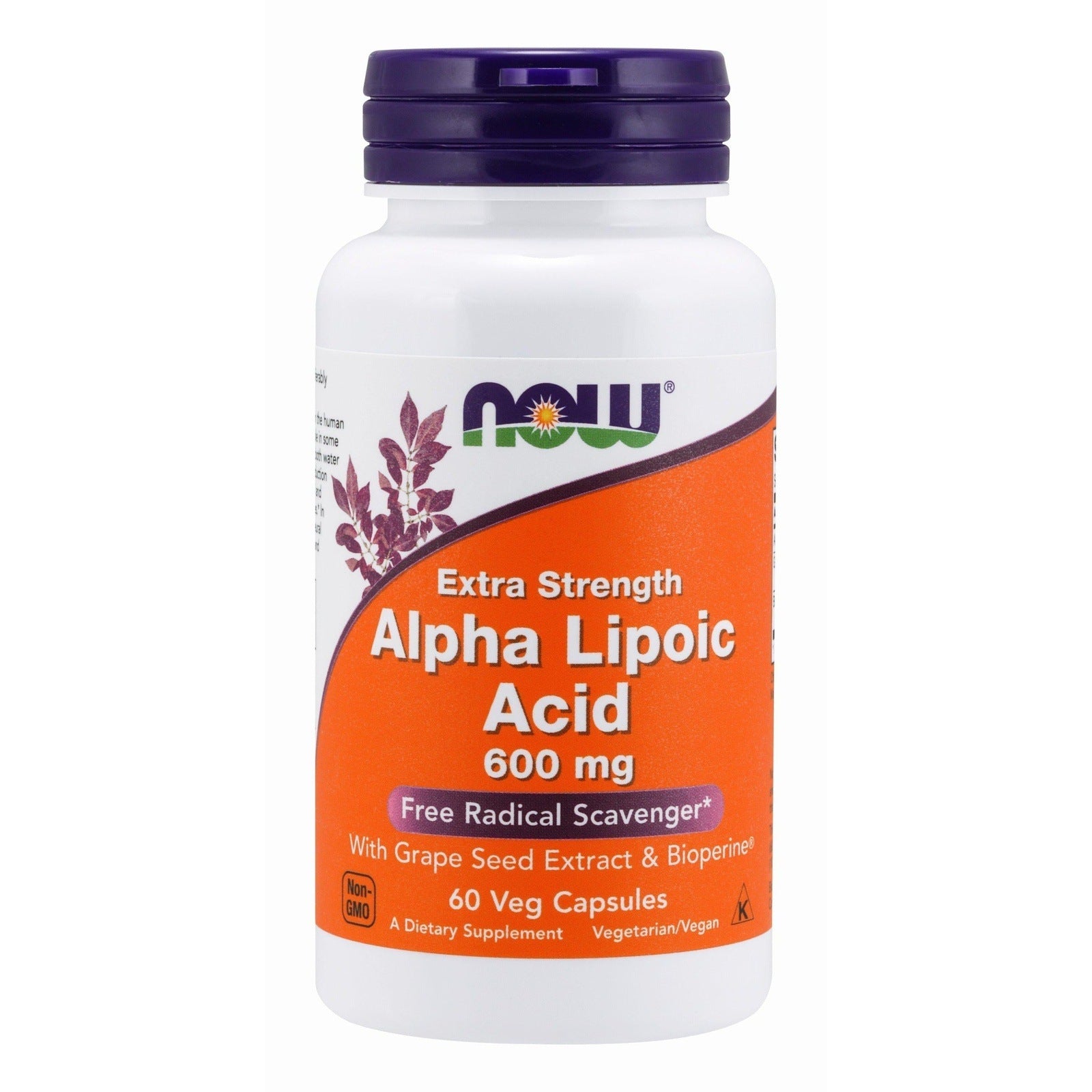 Now Foods, Alpha Lipoic Acid 600 mg, Veg Capsules