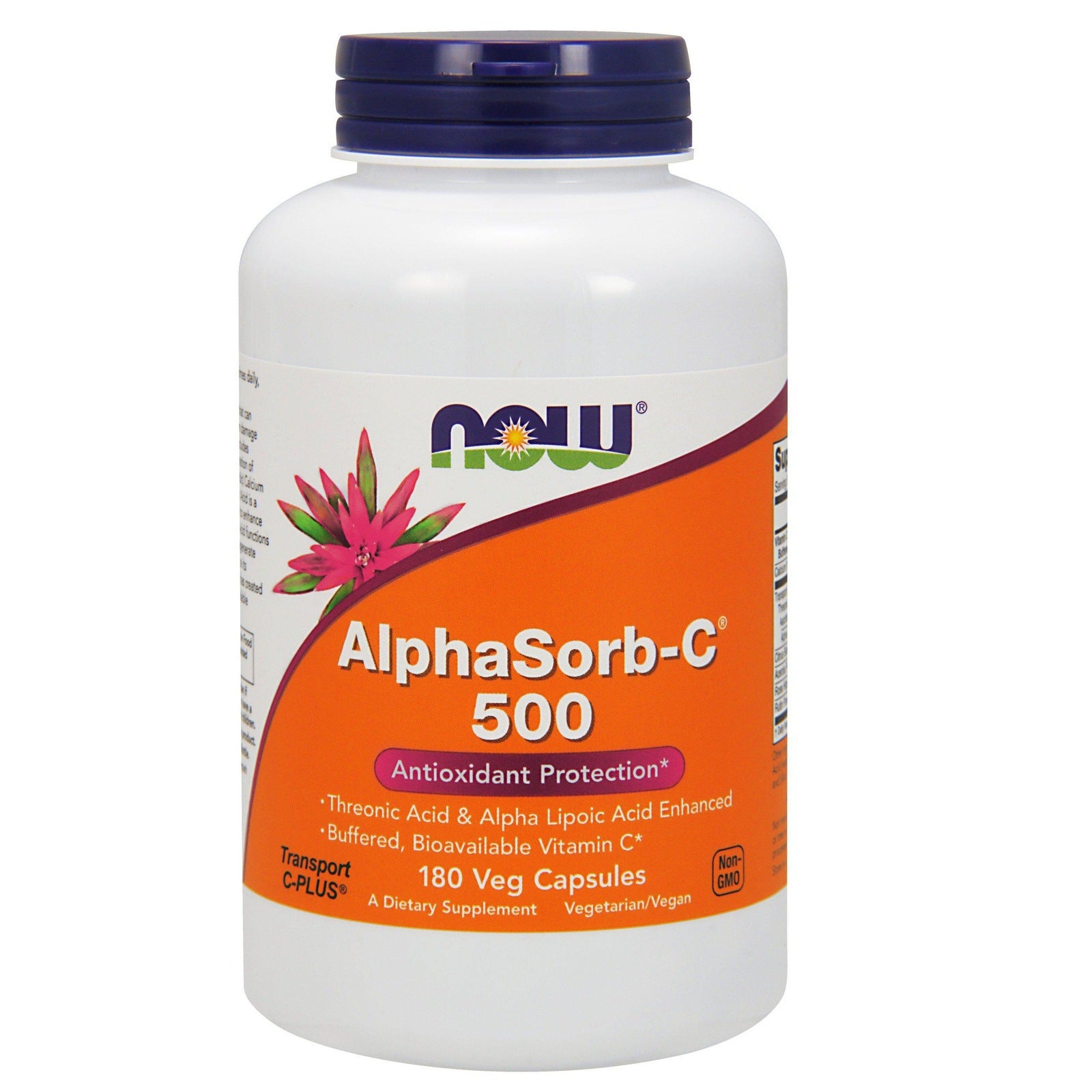 Now Foods, AlphaSorb-C 500 mg, 180 Veg Capsules