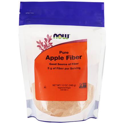 Now Foods, Apple Fiber Powder - 12 oz.