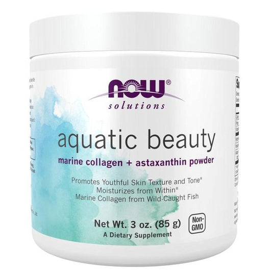Now Foods, Aquatic Beauty Powder w/Marine Collagen + Astaxanthin Powder