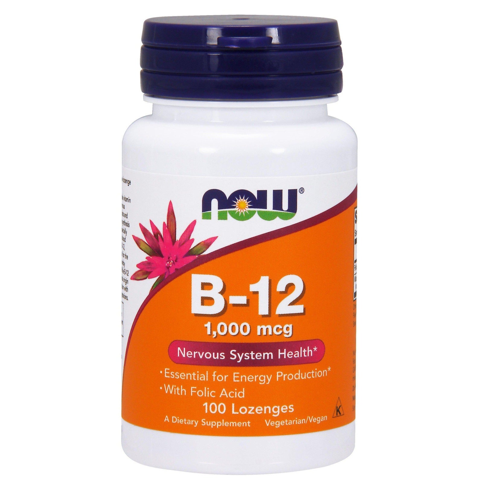 Now Foods, B-12 1000 mcg, 100 Lozenges