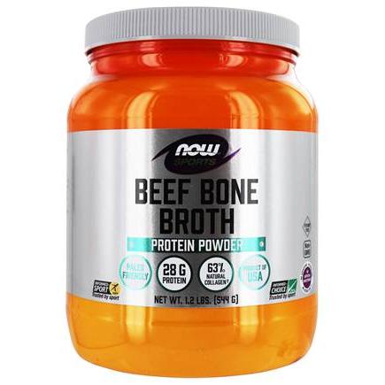 Now Foods, Beef Bone Broth Protein - 1.2 lb Powder