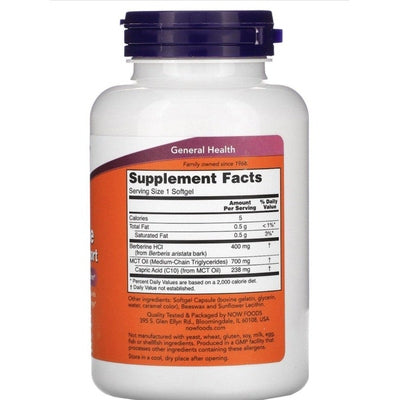 Now Foods, Berberine Glucose Support, 90 Softgels