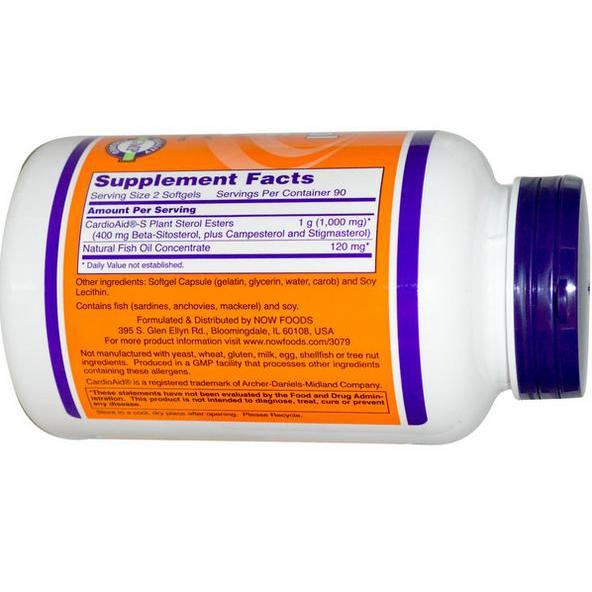 Now Foods, Beta-Sitosterol Plant Sterols, 180 Softgels