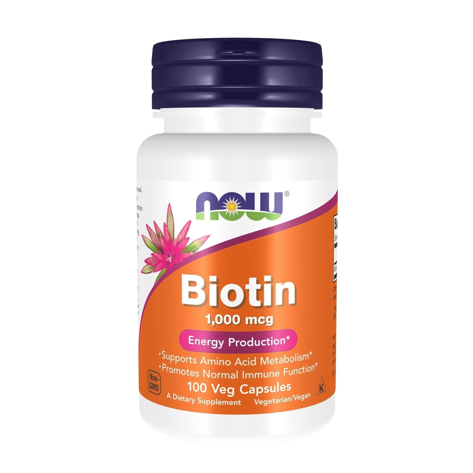 Now Foods, Biotin 1000 mcg, 100 Veg Capsules