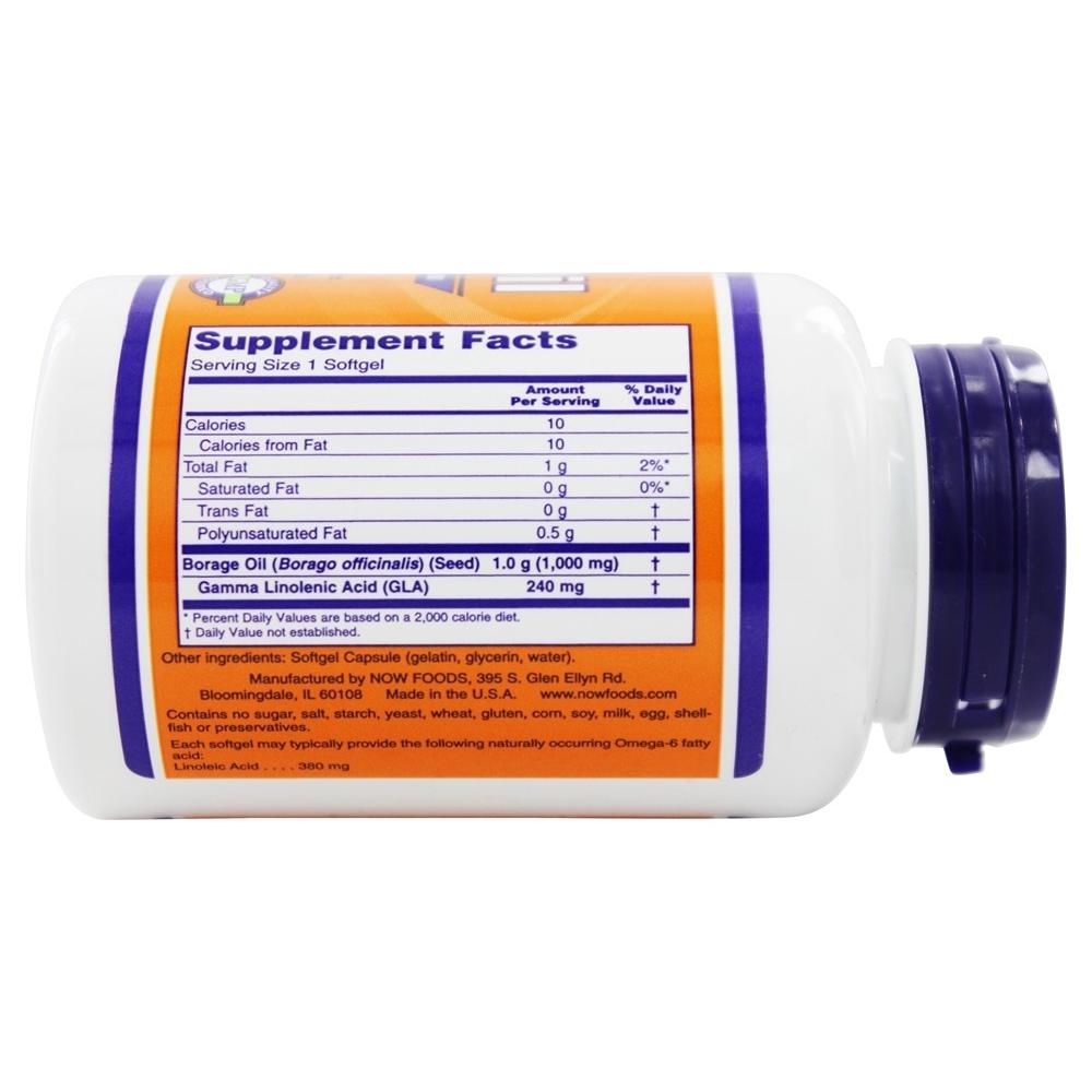 Now Foods, Borage Oil 1050 mg, 60 Softgels